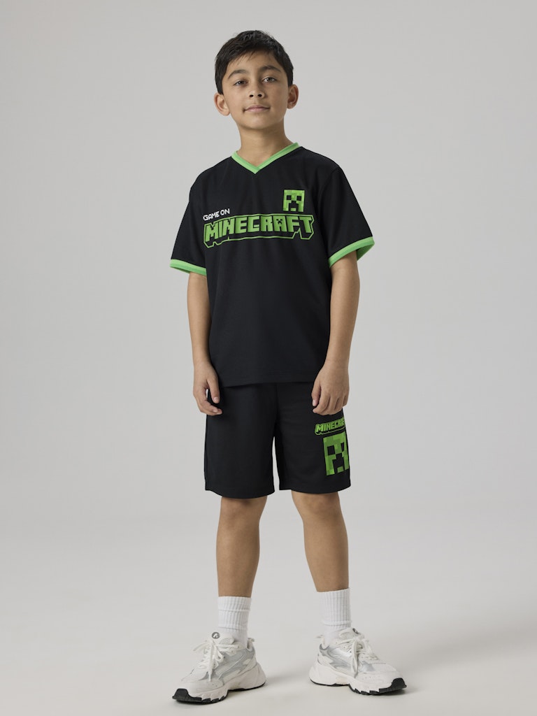 Shorts Minecraft Mali Poly Svart