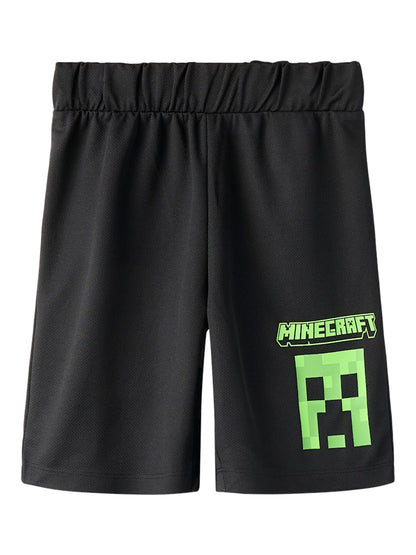 Shorts Minecraft Mali Poly Svart