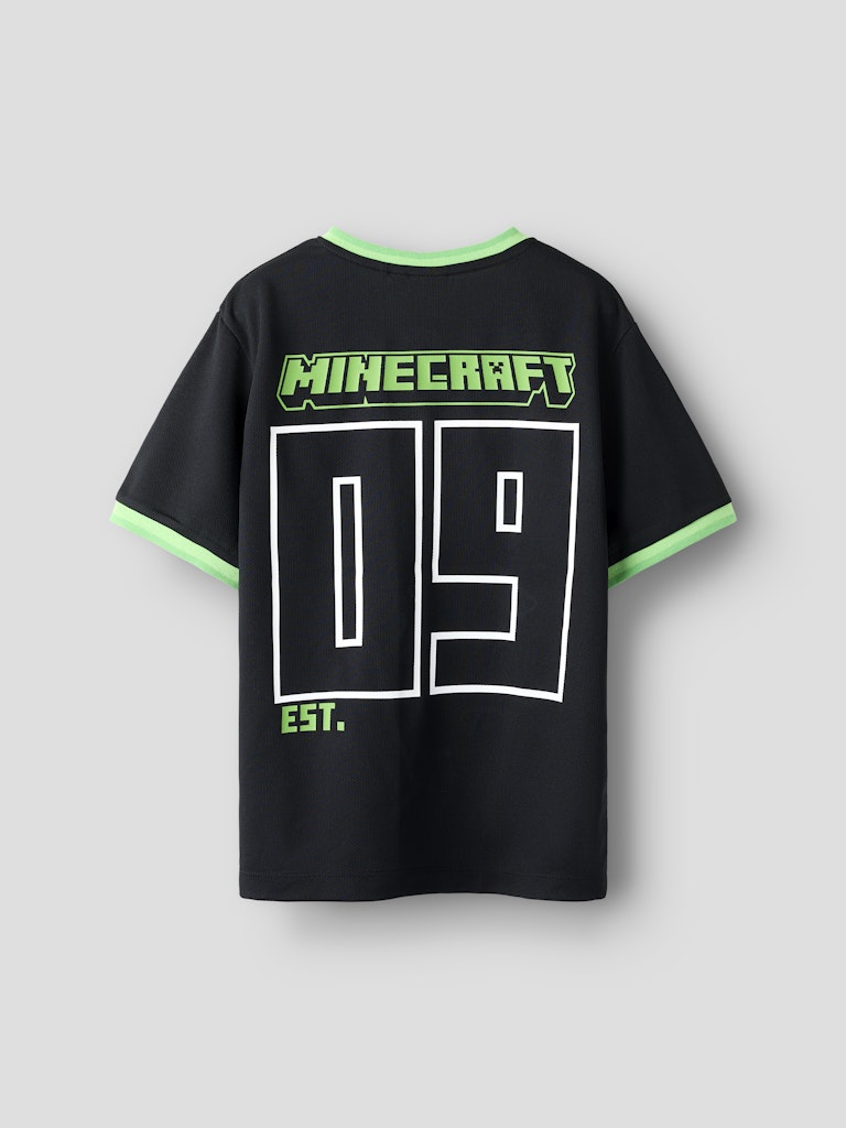 T-shirt Minecraft Mali Poly Backprint Svart