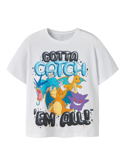 T-shirt Pokémon Kortärmad Majo Vit