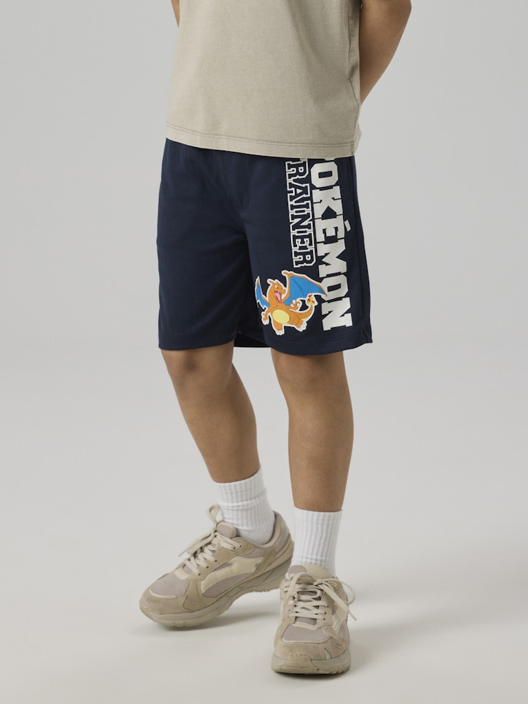 Shorts Pokémon Charizard Moris Poly Marinblå