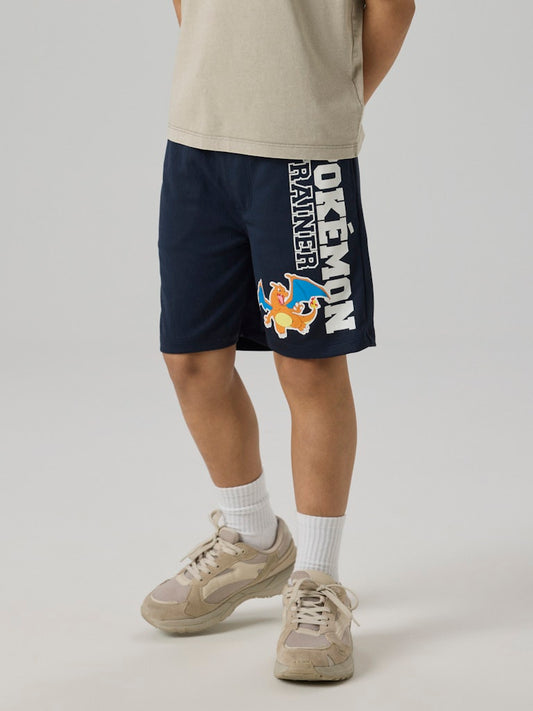 Shorts Pokémon Charizard Moris Poly Marinblå