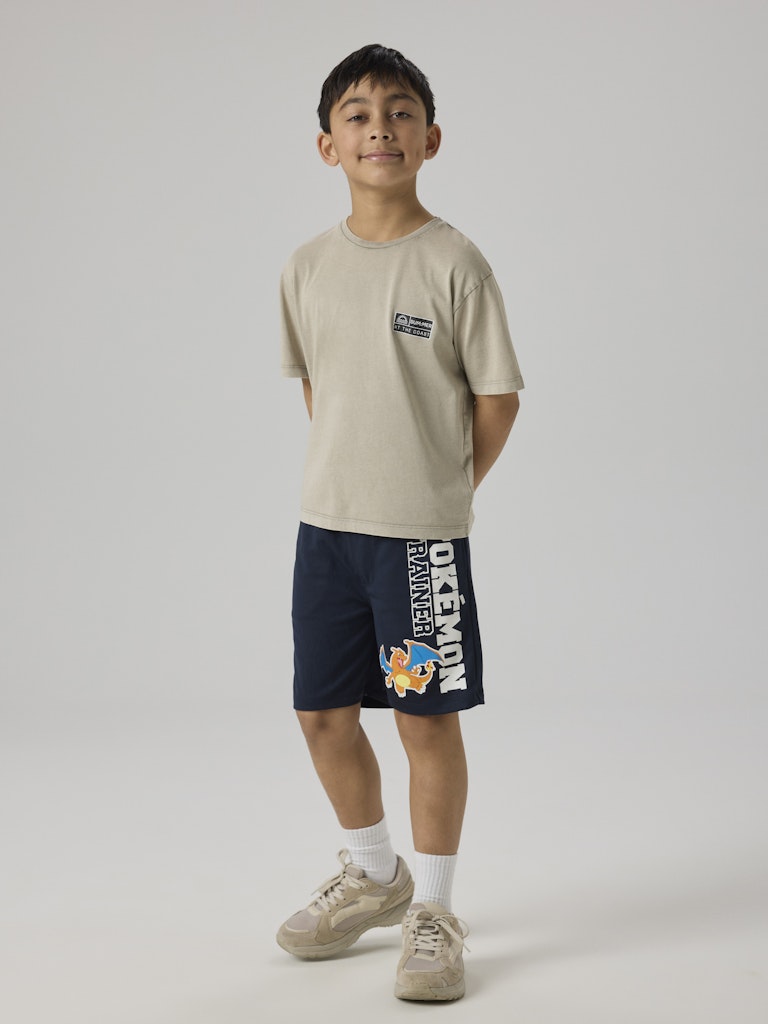 Shorts Pokémon Charizard Moris Poly Marinblå