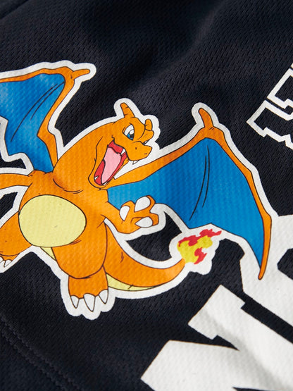 Shorts Pokémon Charizard Moris Poly Marinblå