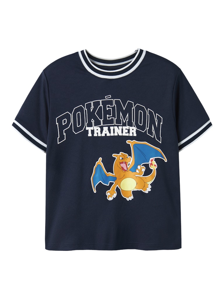 T-shirt Pokémon Charizard Moris Poly Marinblå