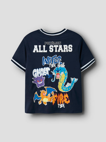 T-shirt Pokémon Charizard Moris Poly Marinblå