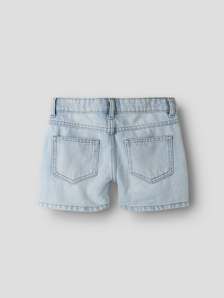 Jeansshorts Rose Strass Ljus Tvätt Blå