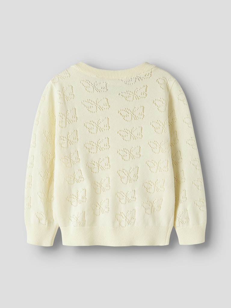 Kofta Fiaja Hålmönstrad Fjärilar Enfärgad Gul