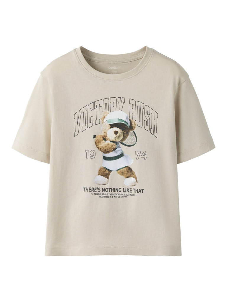 Topp Kortärmad Tennis Votea Beige