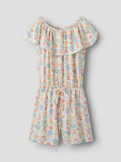 Byxdress Vinaya Mönstrad Vit