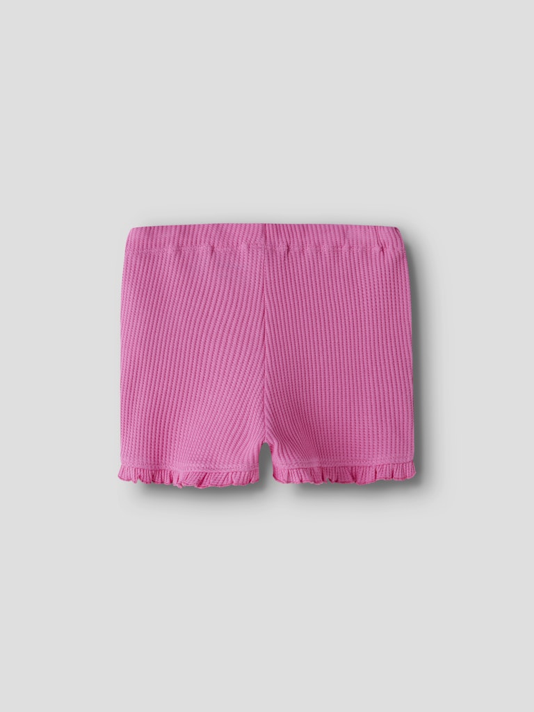 Shorts Filukaz Enfärgade Våfflad Struktur Rosa