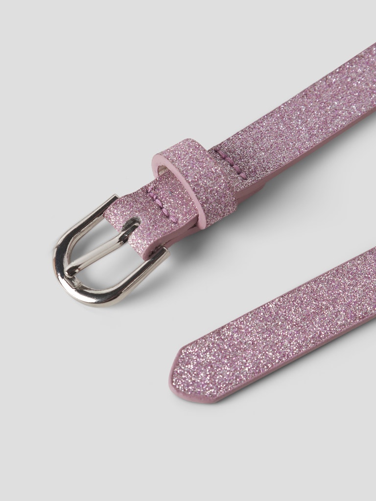 Bälte 2-p Rafi Glitter Rosa/Svart