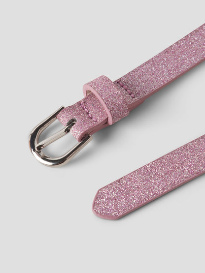 Bälte 2-p Rafi Glitter Rosa/Svart