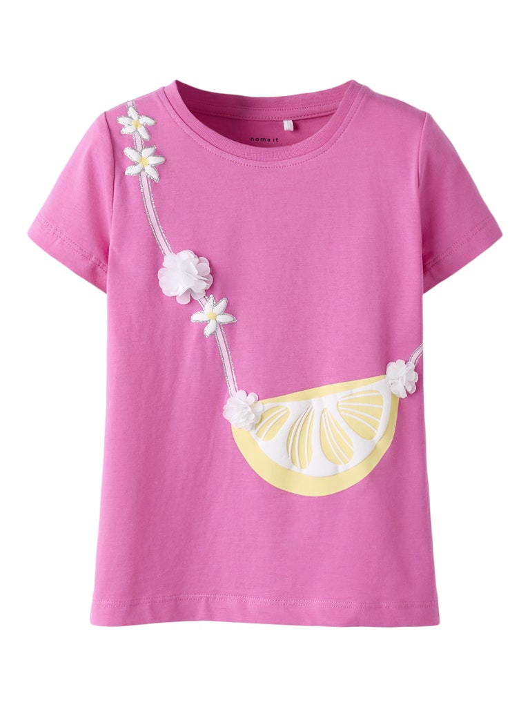 Topp Kortärmad Citron Ferntaz Rosa