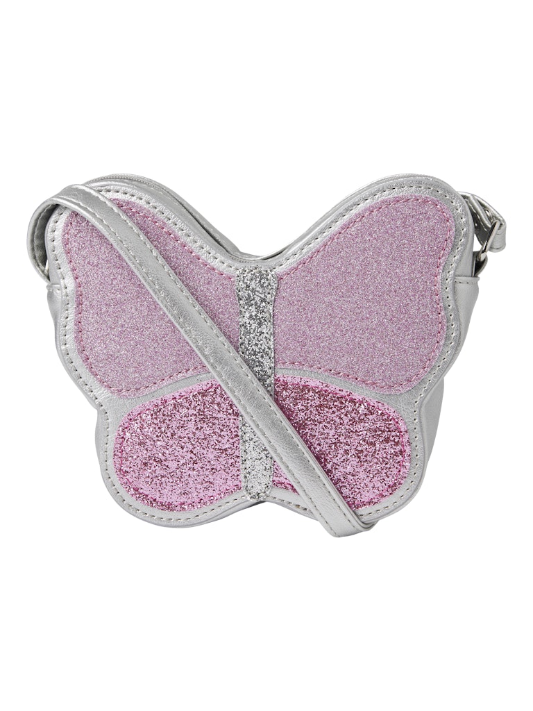 Väska Glitter Fjäril Farlula Rosa/Silver