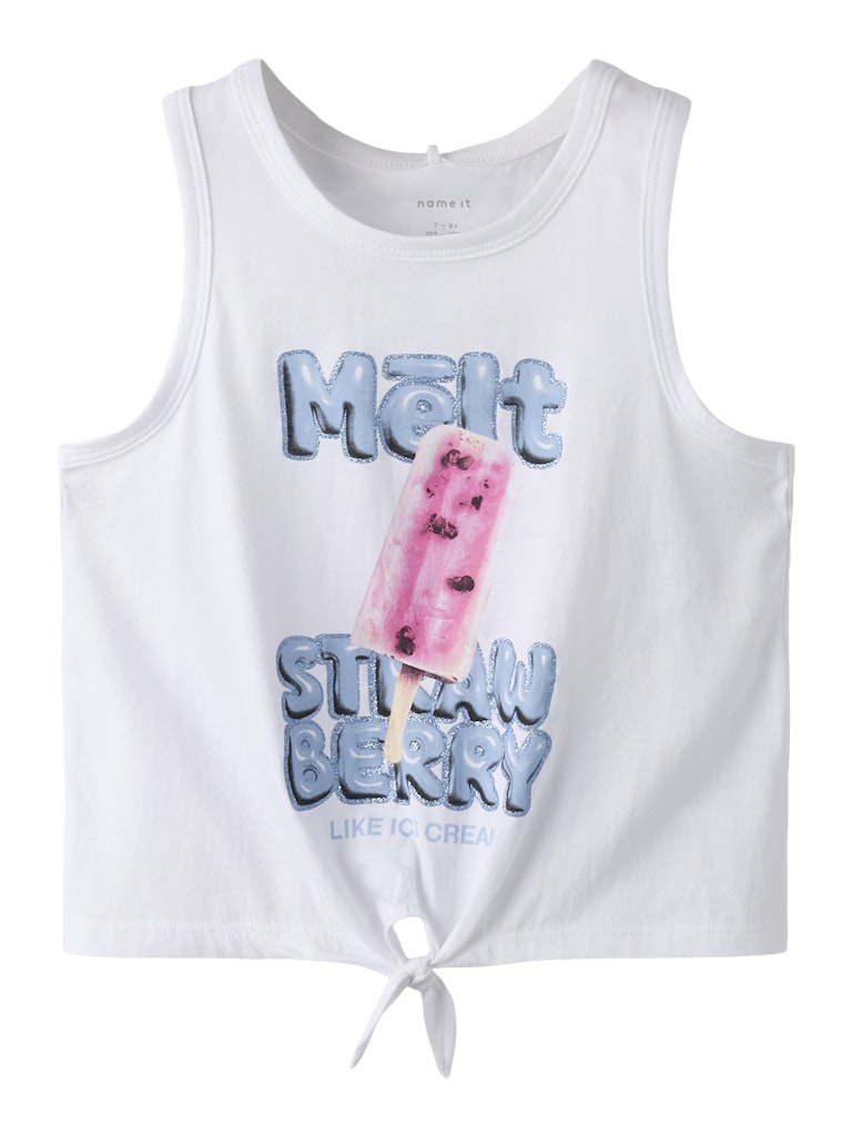Topp Fadeaz Croppad IceCream Vit
