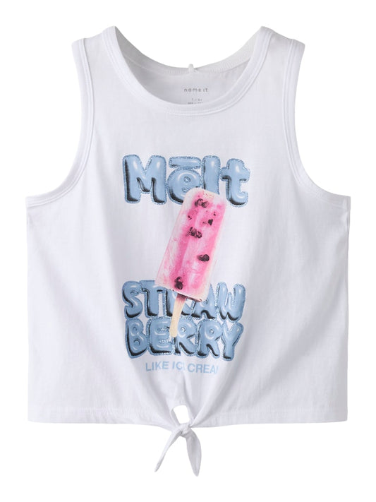 Topp Fadeaz Croppad IceCream Vit