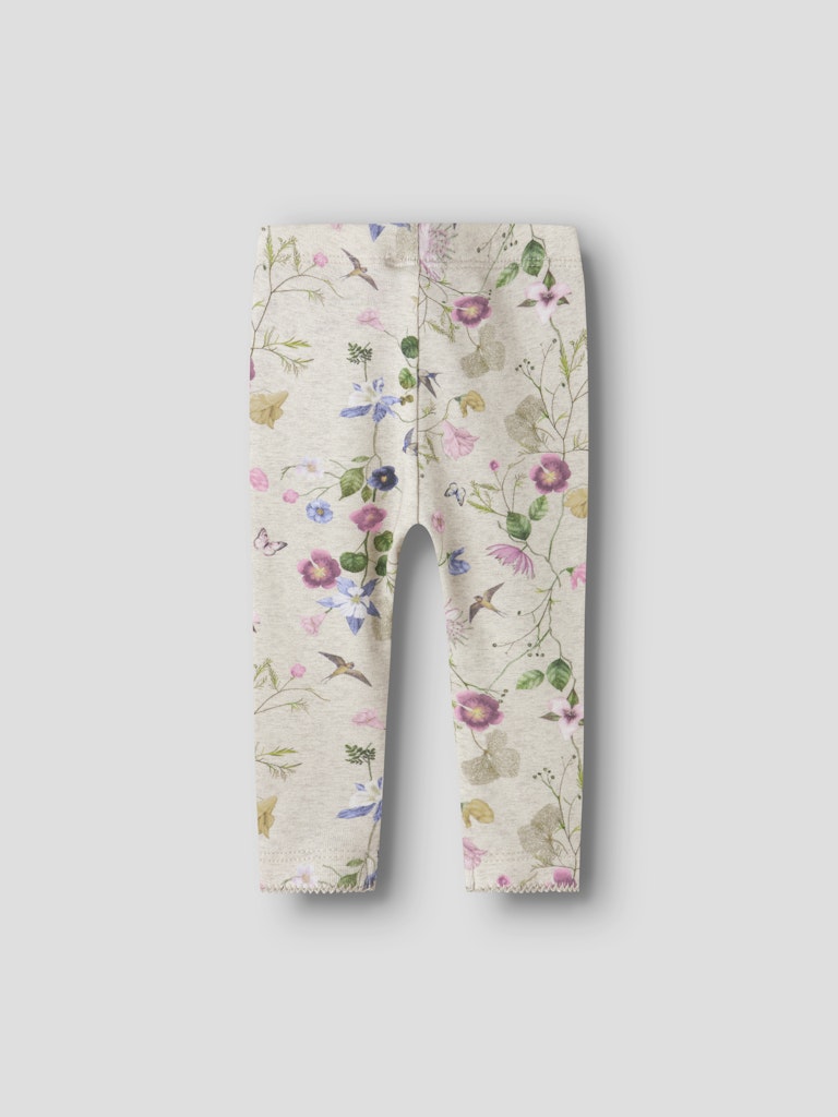 Leggings Falca Blommor Beige