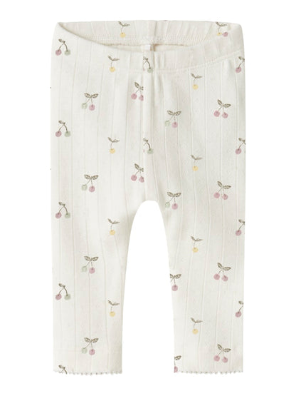 Leggings Ficherry Körsbär Vit