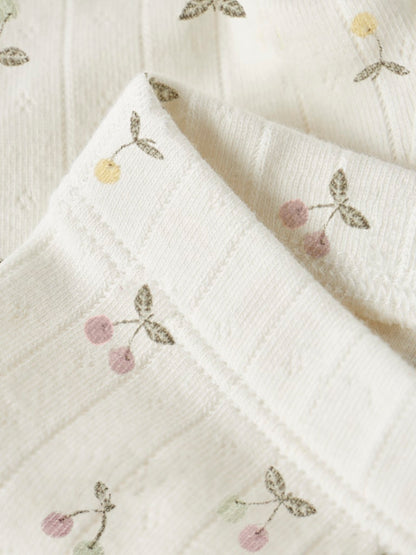 Leggings Ficherry Körsbär Vit