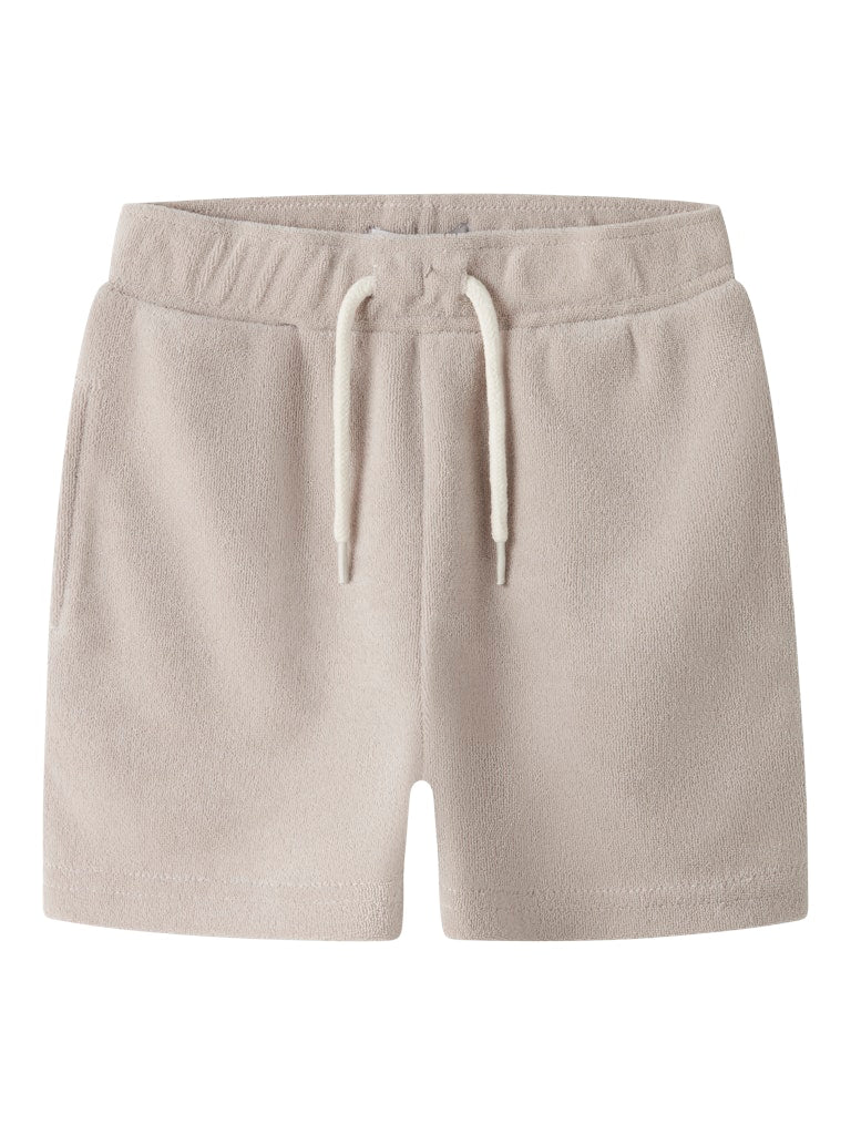 Shorts Finti Frotté Enfärgade Beige