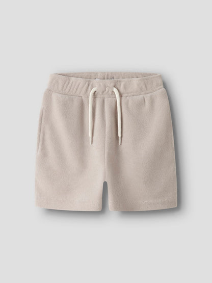 Shorts Finti Frotté Enfärgade Beige