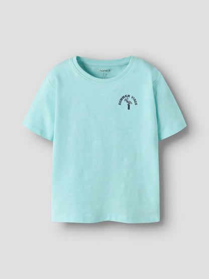 Kortärmad T-shirt Pelikan Flapz Turkos