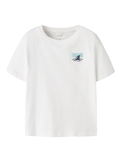 Kortärmad T-shirt Haj Flapz Vit