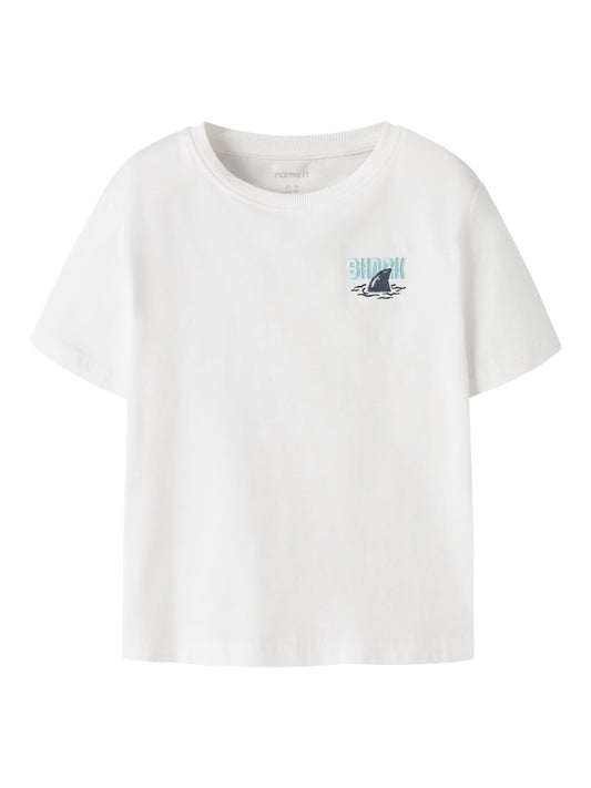 Kortärmad T-shirt Haj Flapz Vit
