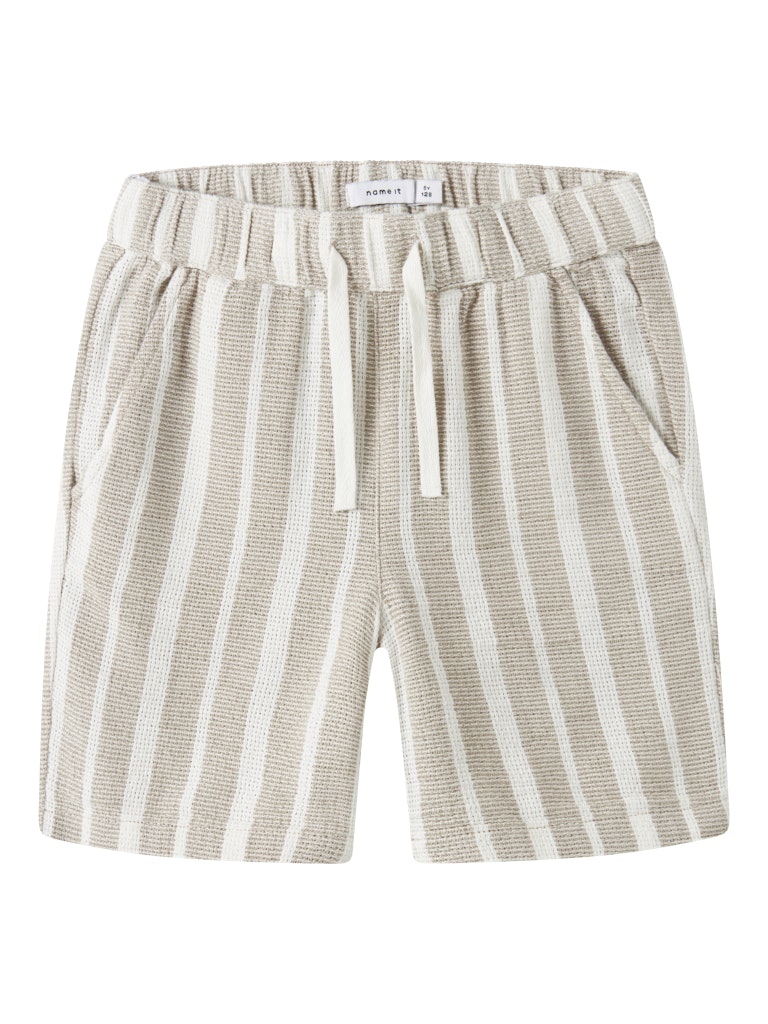 Shorts Foko Randiga Beige/Vit