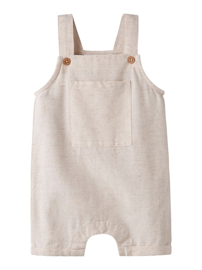 Hängselshorts Linne Faher Beige