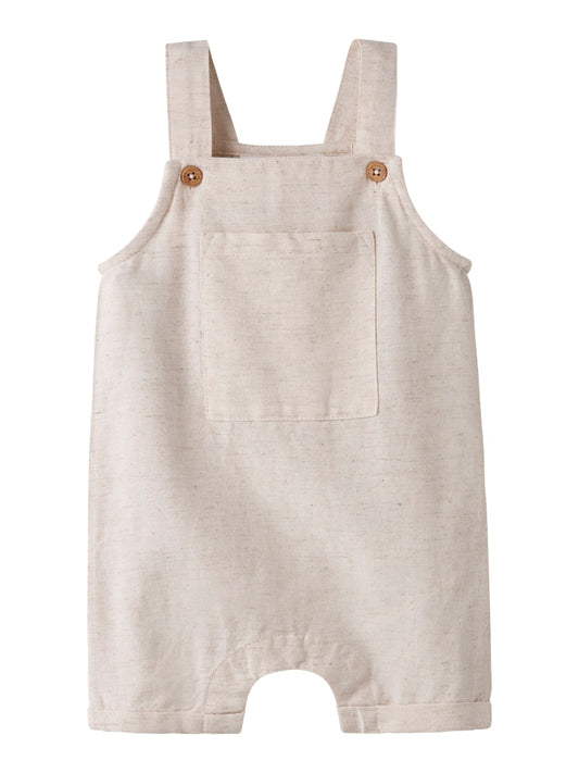 Hängselshorts Linne Faher Beige