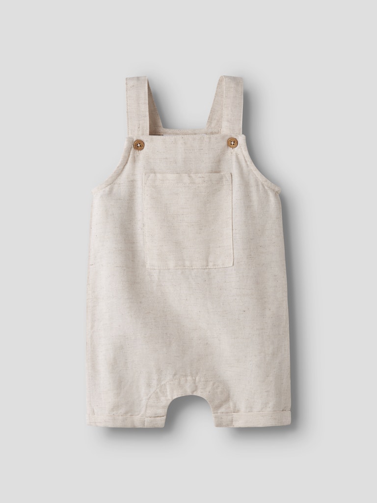 Hängselshorts Linne Faher Beige