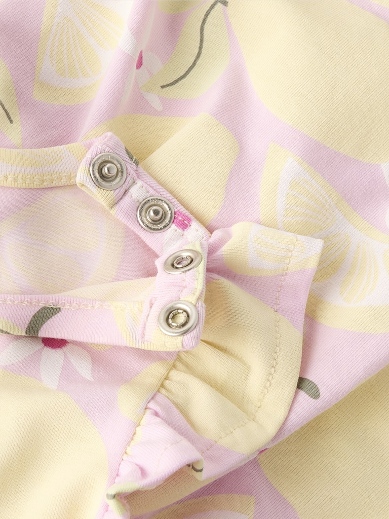 Klänning Filuaz Citroner Kortärmad Rosa