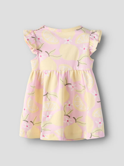 Klänning Filuaz Citroner Kortärmad Rosa