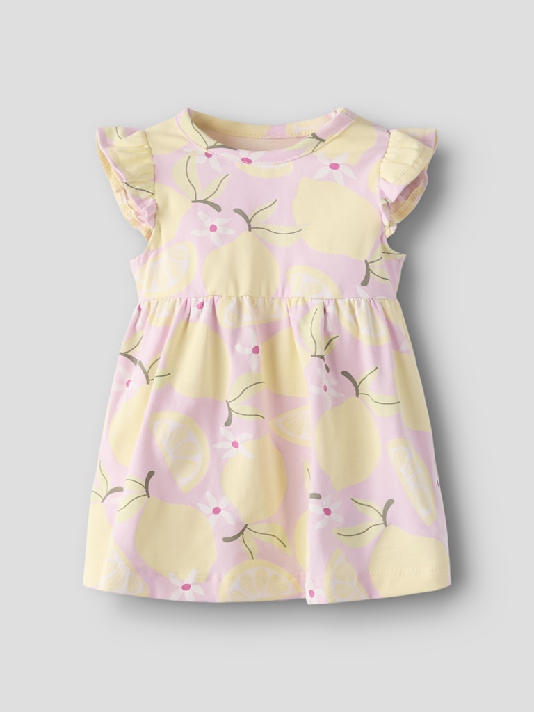 Klänning Filuaz Citroner Kortärmad Rosa