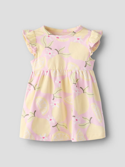 Klänning Filuaz Citroner Kortärmad Rosa