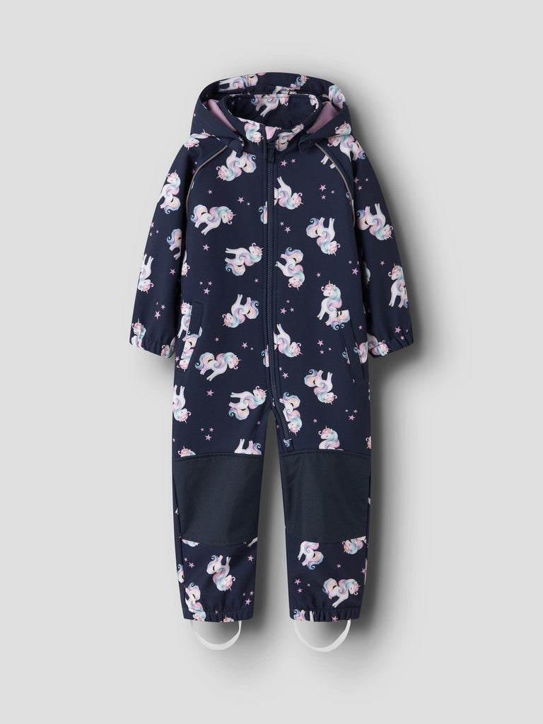 Softshell Overall Vattentät Alfa 08 Enhörningar Blå