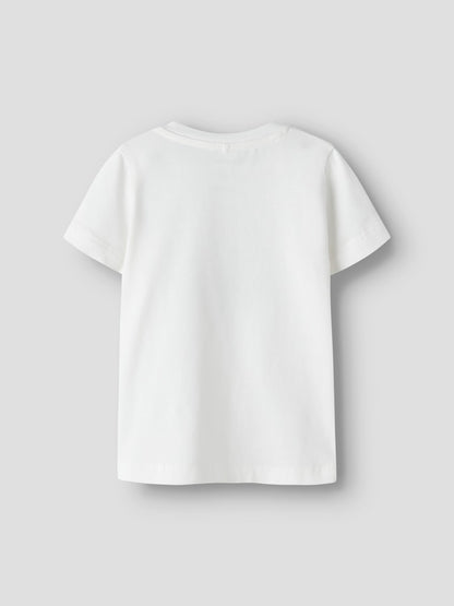 Kortärmad T-shirt Bil Fartil Vit