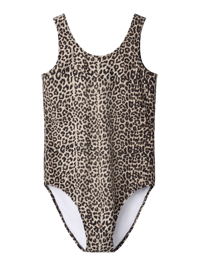 Baddräkt Zanimal Mönstrad Leo Beige
