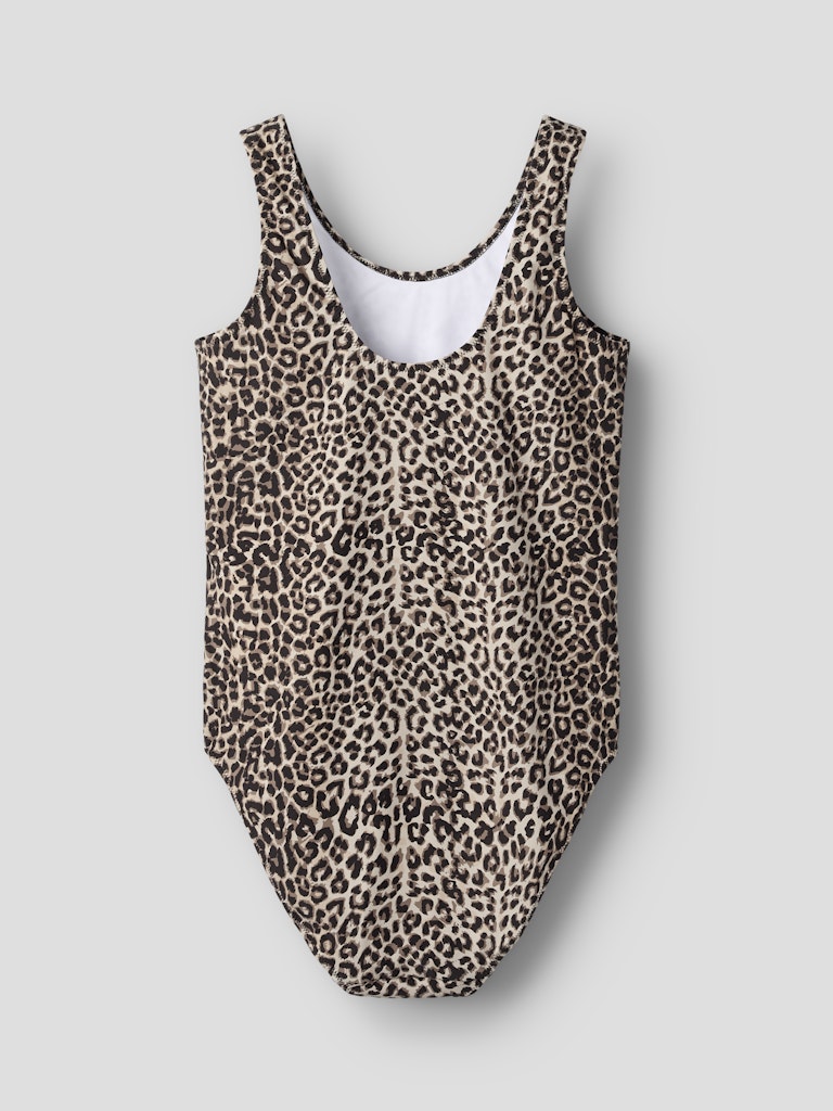 Baddräkt Zanimal Mönstrad Leo Beige
