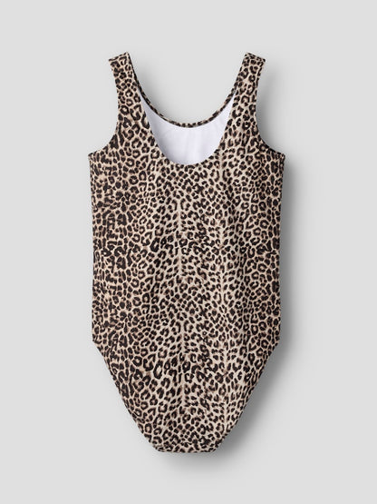 Baddräkt Zanimal Mönstrad Leo Beige