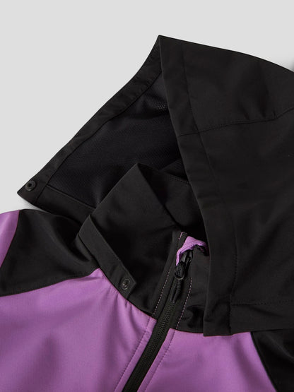 Jacka Softshell Alfa08 Tunn Vattentät Vindtät Andas Lila/Rosa