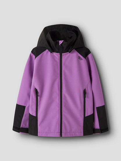 Jacka Softshell Alfa08 Tunn Vattentät Vindtät Andas Lila/Rosa