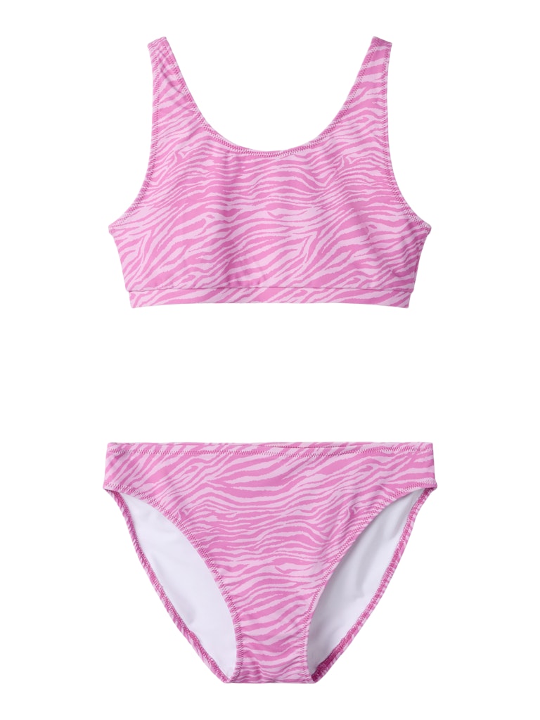 Bikini Zanimal Mönstrad Zebra Rosa