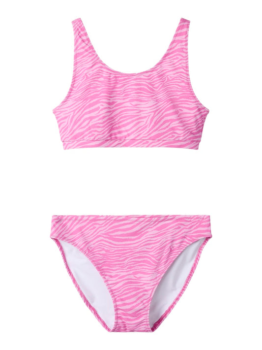 Bikini Zanimal Mönstrad Zebra Rosa
