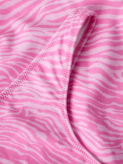 Bikini Zanimal Mönstrad Zebra Rosa