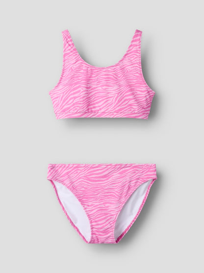 Bikini Zanimal Mönstrad Zebra Rosa