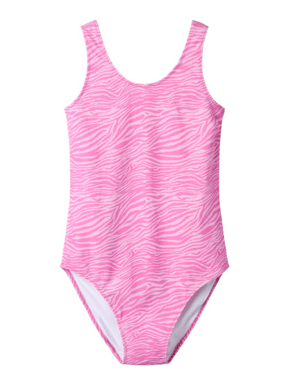 Baddräkt Zanimal Mönstrad Zebra Rosa