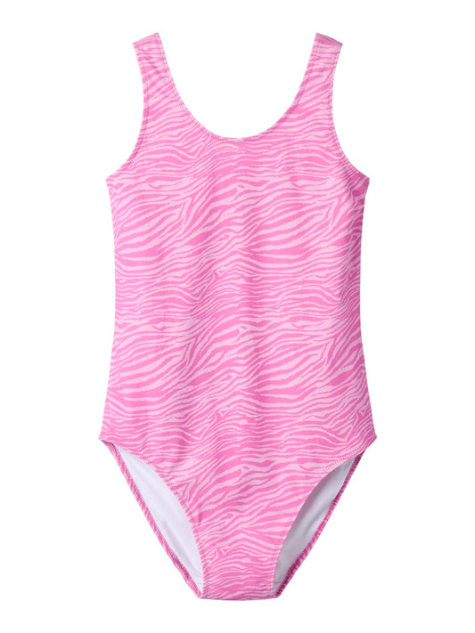 Baddräkt Zanimal Mönstrad Zebra Rosa